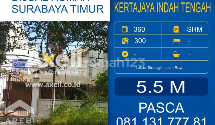 Rumah Kertajaya Indah Tengah Dijual  1