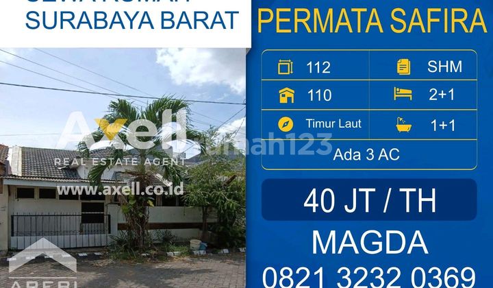 Rumah Permata Safira Disewakan  1