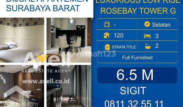 Apartemen Luxurious Low Rise Dijual  1