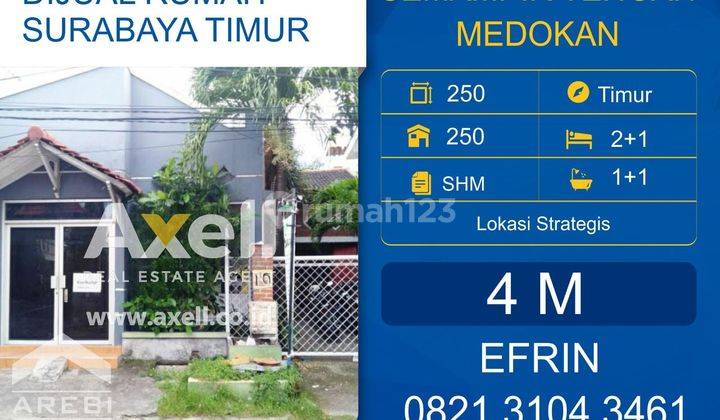 Rumah Semampir Tengah Medokan Dijual 1