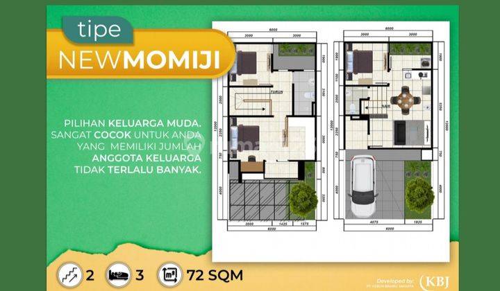 Rumah gaya jepang anti gempa di Jln unitex tajur Rt2 Rw5 Tajur. bogor timur 2 Lantai SHM Baru 6
