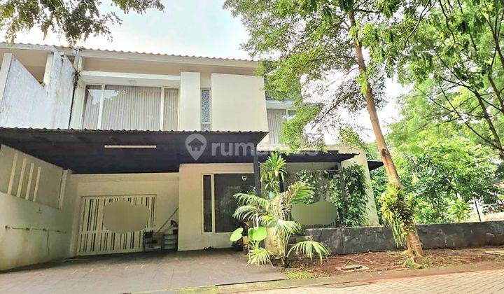 Rumah Hoek Depan Taman Cluster Kebayoran Residence Bintaro Jaya 2