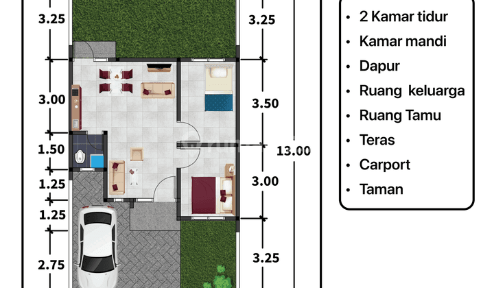 Rumah Moderen Minimalis Siap Bangun SHM di Pekalongan 2
