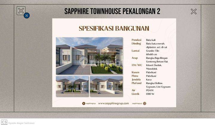 Sapphire townhouse pekalongan letak strategis di kota harga terjangkau 6