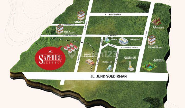 Purwokerto Sapphire KS Tubun Rumah SHM Unfurnished 6