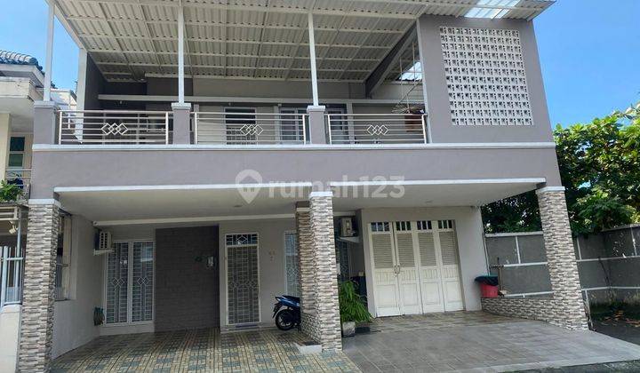 Rumah rapi siap huni full furnish di modernland  1