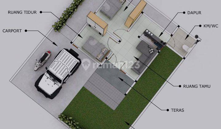 Rumah Dijual Dekat Perkantoran Pemkab Magelang Graha Gardenia B 4 3