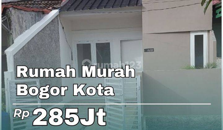 Rumah bogor kota termurah siap huni di perumahan tanah sareal  1