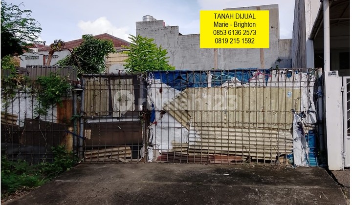 Tanah Hoek Kavling Siap Bangun di Intercon Kebon Jeruk 1