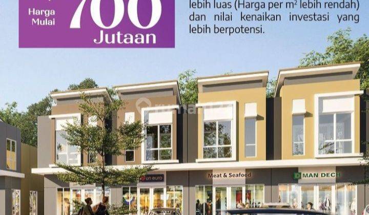 Ruko Lavender (Ruko Deluxe) Ruko dgn harga terjangkau  di Kota Podomoro Tenjo (Agung Podomoro) 1