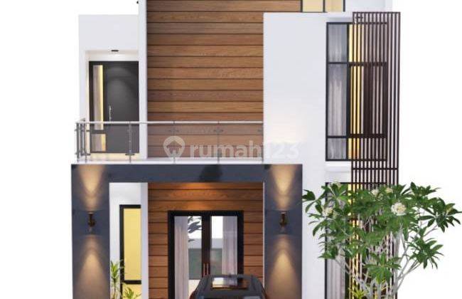 Rumah 2 lantai desain modern Royal Villa bringin semarang barat 1