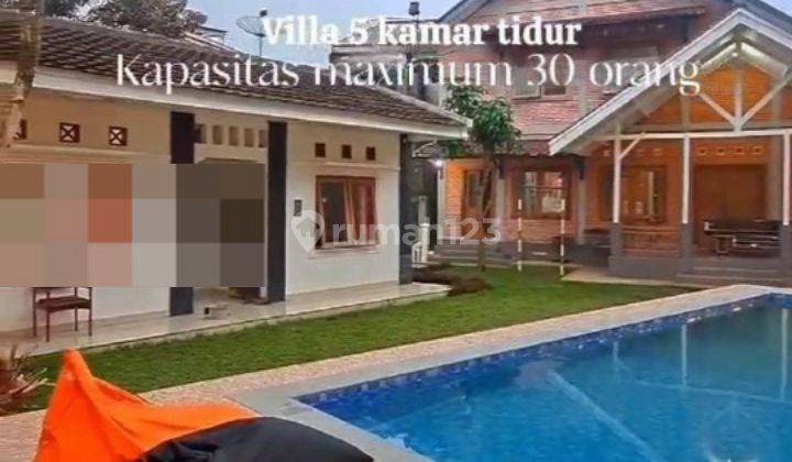 Villa Dengan Kolam Renang Di Cisarua  1