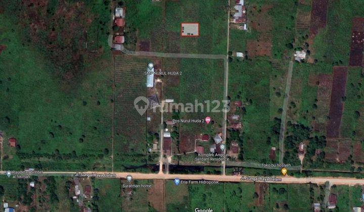 Tanah 2 Kavling 3 km dari Kopri Sei Raya Dalam 3