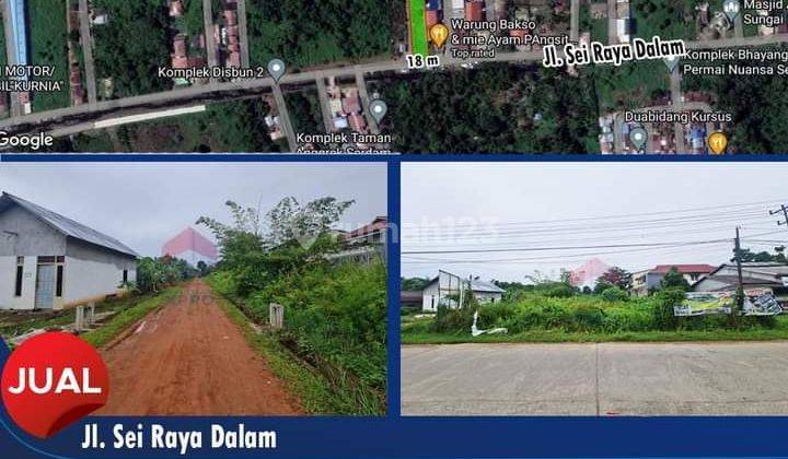 Tanah Komersial Tepi Jalan Siap Bangun di Sungai Raya Dalam 10