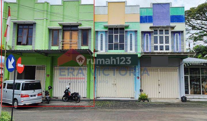 Ruko connecting 2 unit di Jual. Lokasi strategis pinggir jalan poros malang & batu. Kawasan ramai 1