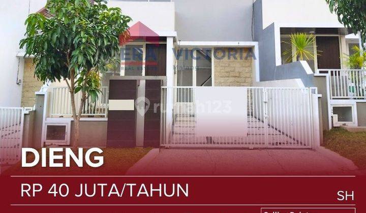 Rumah bergaya Mezzanine, Semi Furnished, di dalam perumahan cluster dekat kampus Ma Chung, Cocok untuk pasangan muda & anak kuliah.  1