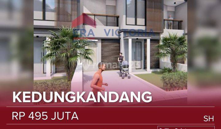 Rumah Baru 2 Lantai Area Kedungkandang, Di Bandara Timika Kawasan Tenang Dan Asri, 5 Menit Dari Pintu Tol Malang Kota. Ready 10 Unit.  1