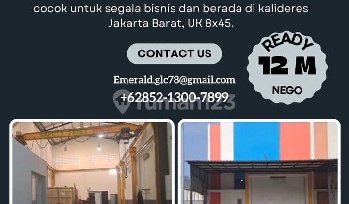 FOR SALE Warehouse Bizpark Daan Mogot 8x45 Semi Furnished [SV014]