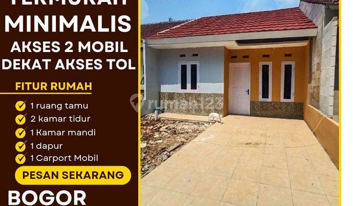 Rumah Cash Istimewa Murah Akses 2 Mobil Bogor Kemang 1