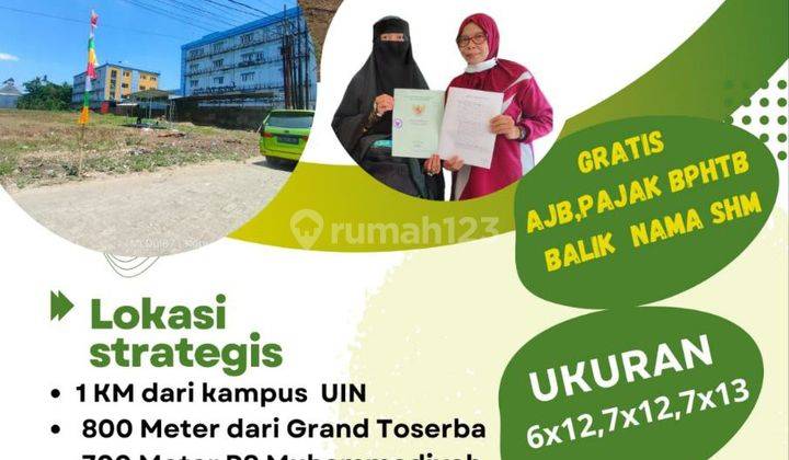 Dijual Kavling Zoan 1 Gowa Dekat RS Yapika dan Pusat Belanja Grand Toserba  1