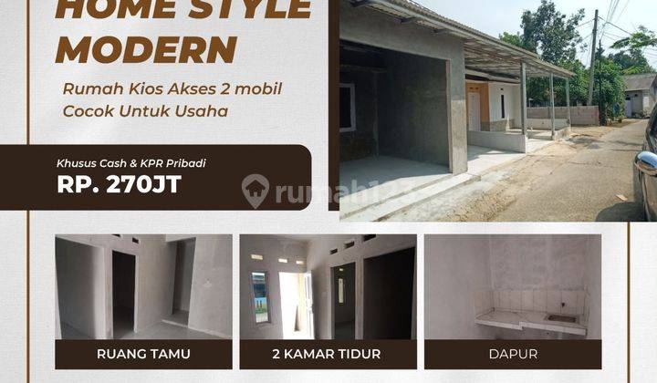 Rumah Cash Strategis Cocok Untuk Usaha Laris Manis  2