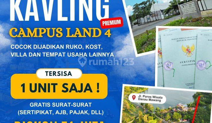 Tanah Strategis Aman Usaha Ruko dan Kost Dekat Universitas Unhas  1