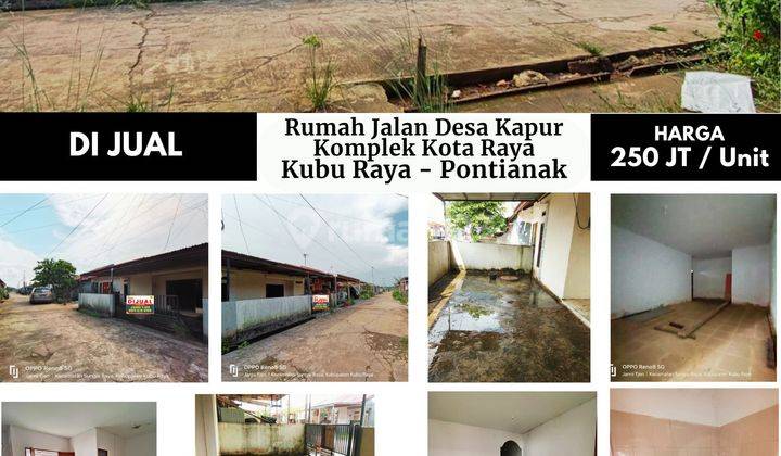 Rumah Jalan Desa Kapur Komplek Kota Raya, Kubu Raya Pontianak 2