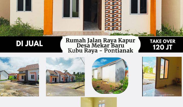 Rumah Jalan Raya Kapur Desa Mekar Baru, Kubu Raya Pontianak 2