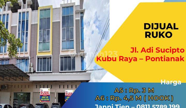 Ruko Jalan Adi Sucipto, Kubu Raya Pontianak 2