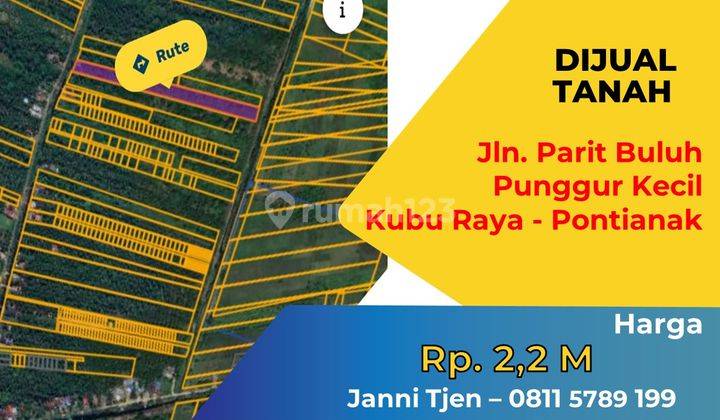 Tanah Jalan Parit Buluh punggur Kecil , Kubu Raya 2