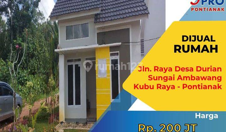 Rumah Jalan Raya Desa Durian, Kubu Raya Pontianak 2