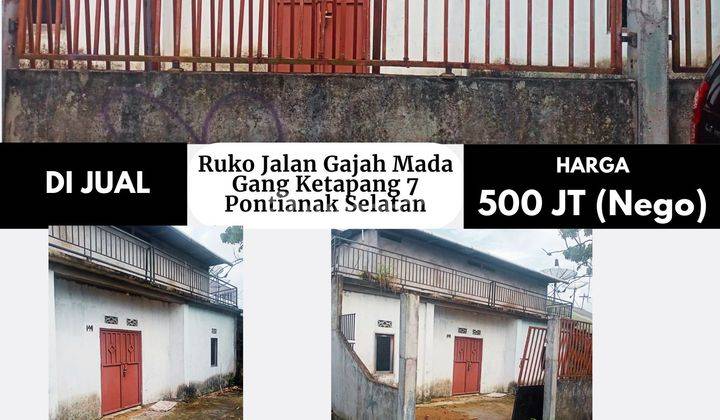 Ruko Jalan Gajah Mada Gang Ketapang 7, Pontianak Selatan 2