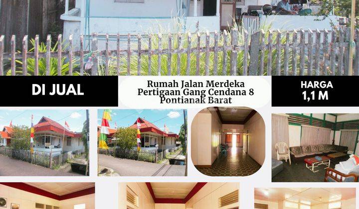 Rumah Jalan Merdeka Pertigaan Gang Cendana 8, Pontianak Barat 2