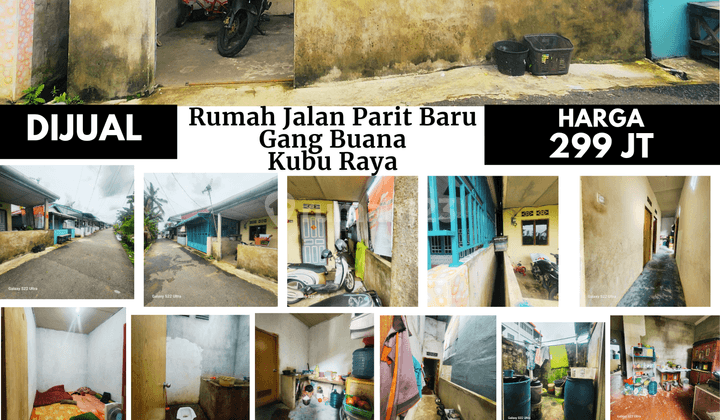 Rumah Jalan Parit Baru Gang Buana, Kubu Raya 2