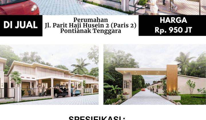 Perumahan Jalan Parit Haji Husein 2 Paris 2 , Pontianak Tenggara 2