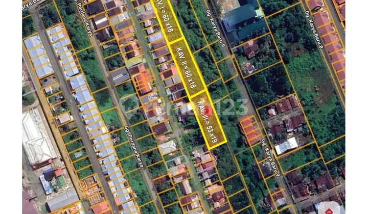 Tanah jalan karya baru pontianak selatan