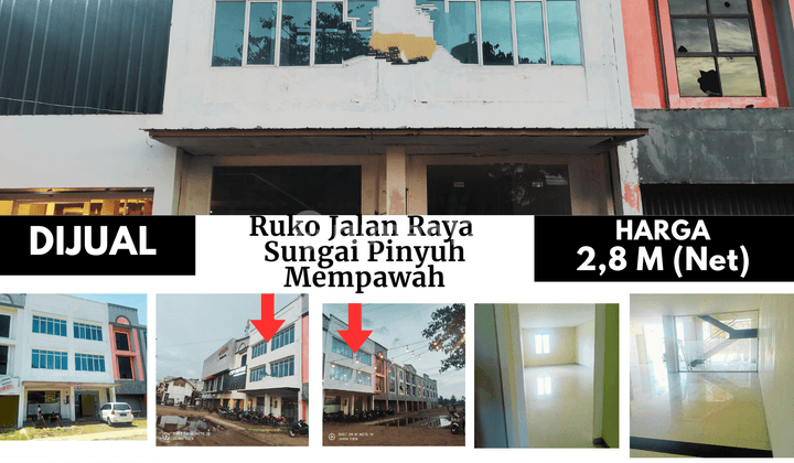 Ruko Jalan Raya Sungai Pinyuh, Mempawah 2