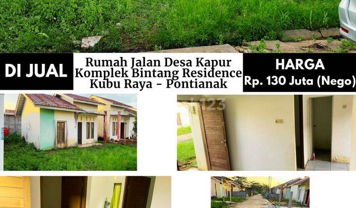 Rumah Jalan Desa Kapur Komplek Bintang Residence, Kubu Raya Pontianak 2