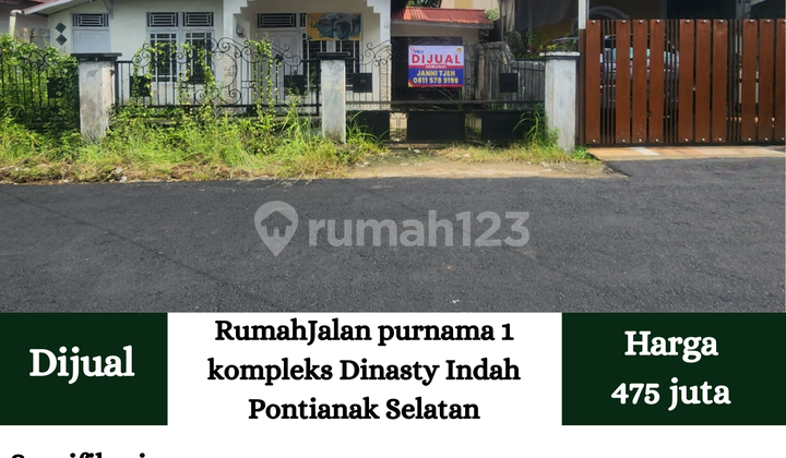 Rumah kompleks Dinasty Indah purnama 1