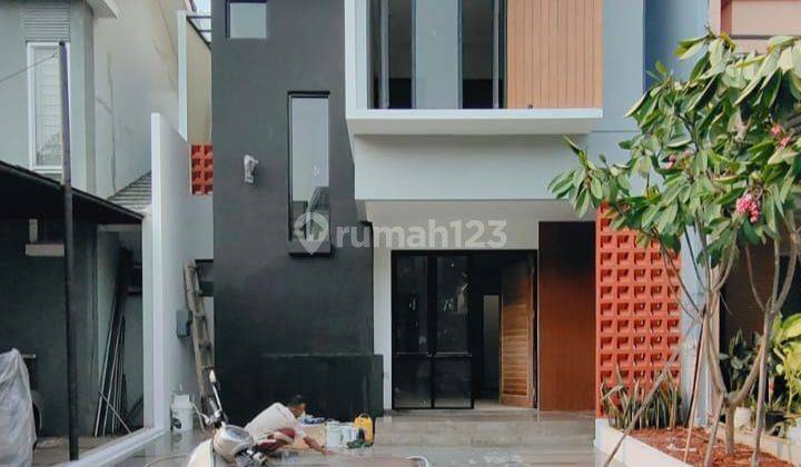 Rumah Baru Semi Furnished Di Nusaloka Bsd City Serpong 1