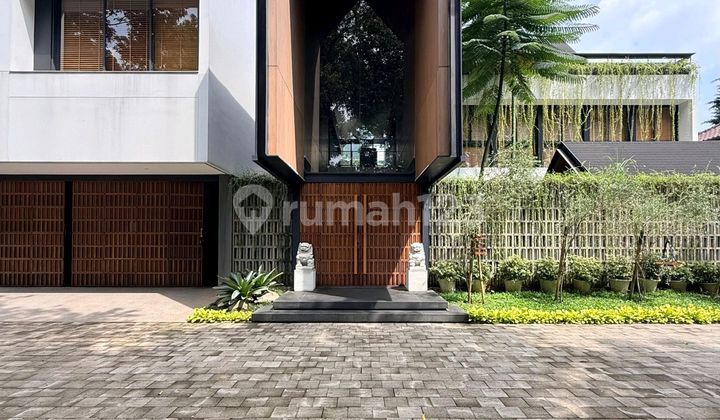 Rumah Baru Full Furnish Modern Tropis di Brawijaya Kebayoran Baru
