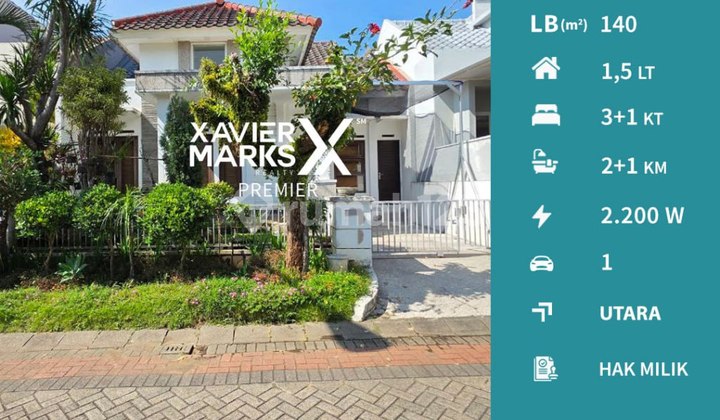 Rumah Bagus Terawat Bersih di Villa Puncak Tidar Malang Blok U