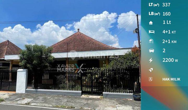 Rumah Klasik Dekat Rampal Siap Huni di Klojen Malang 1