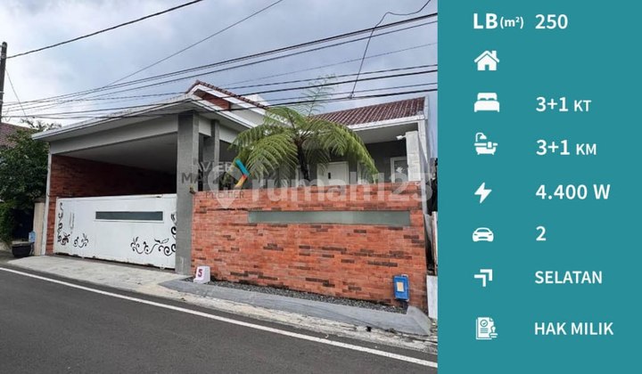 Dijual Rumah Terawat di Area Ciliwung Blimbing Malang