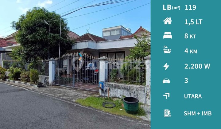 Rumah Klasik Terawat Banyak Kamar di Pulau Pulau Klojen Malang