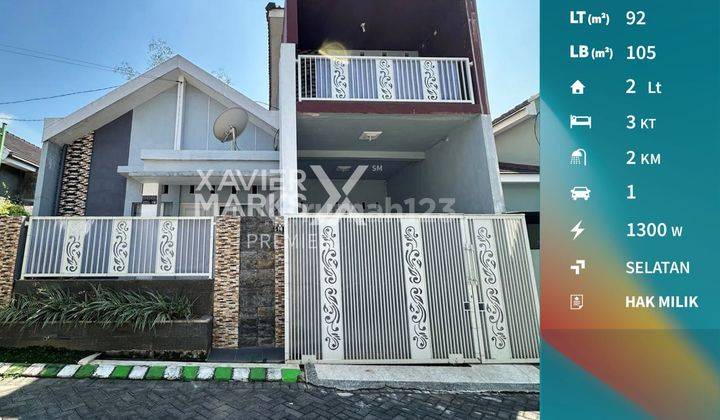 Dijual Rumah 2 Lantai di Pandanwangi Sulfat Malang Kota 1