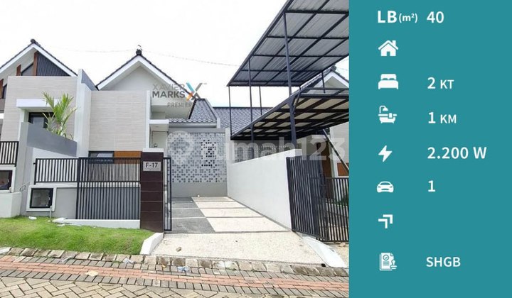 Dijual Rumah Baru Riverfront Kedungkandang Malang