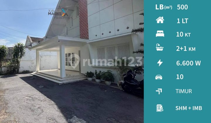 Rumah Klasik Luas Terawat di Klojen Malang Tengah Kota