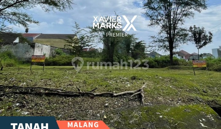 For Sale 550 M2 Land in Arjosari Blimbing Malang, Wide Road Frontage.