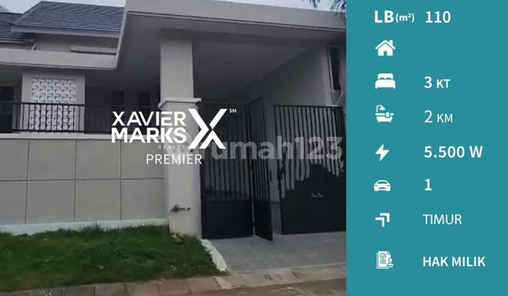 House in Villa Puncak Tidar Malang, 3 Bedrooms, Ready to Live In, Well-Maintained